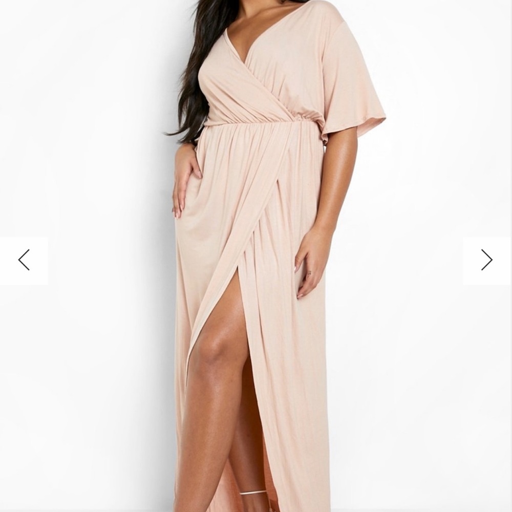 Wrap Maxi Dress from Boohoo